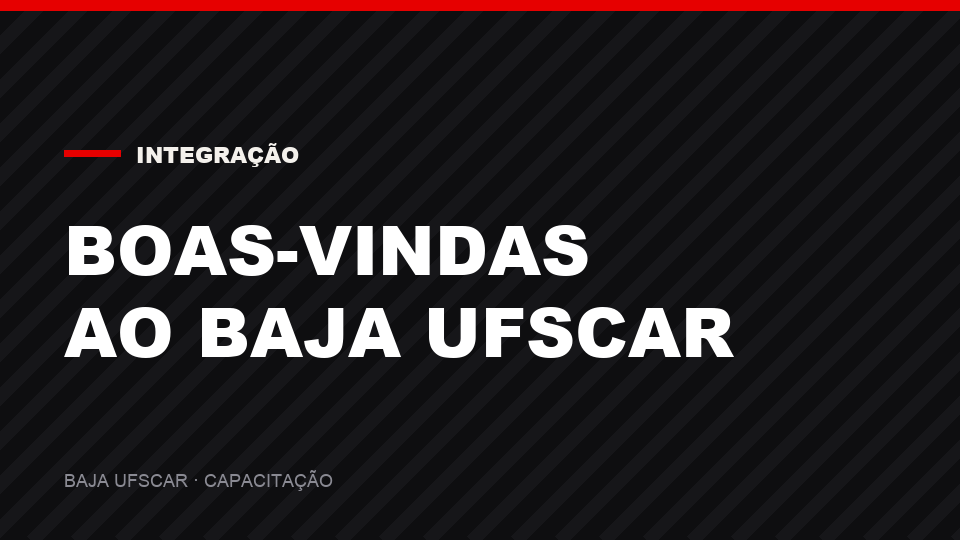 Boas-vindas ao Baja UFSCar