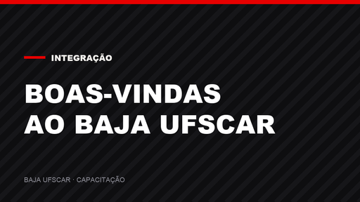 Boas-vindas ao Baja UFSCar
