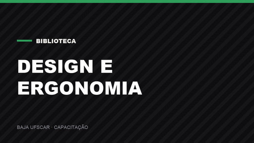 Biblioteca · Design e Ergonomia
