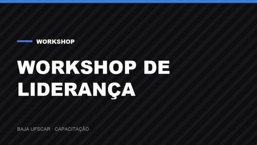Workshop de Liderança